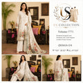 Premium Jacquard Lawn 3-Piece Unstitched Suit