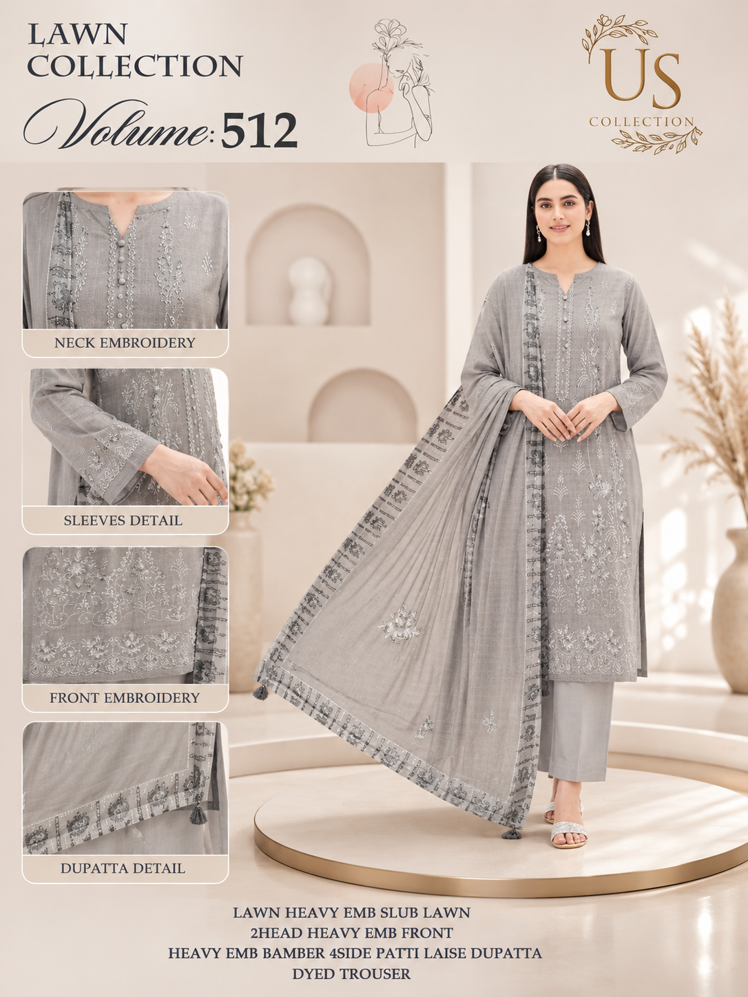 Comfortable Women's Lawn Outfit