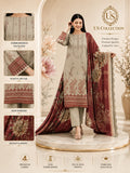 Elegant Embroidered Lawn Suit with Printed Dupatta