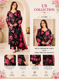 Beautiful Floral Print Lawn Suit